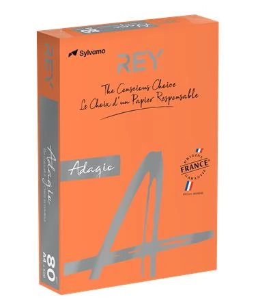 REY Másolópapír színes A4 80 g Adagio intenzív narancssárga