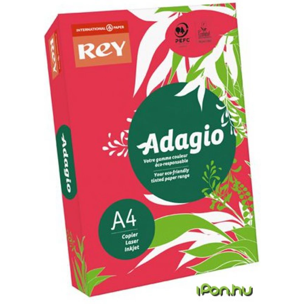 REY Másolópapír színes A4 80 g Adagio intenzív piros