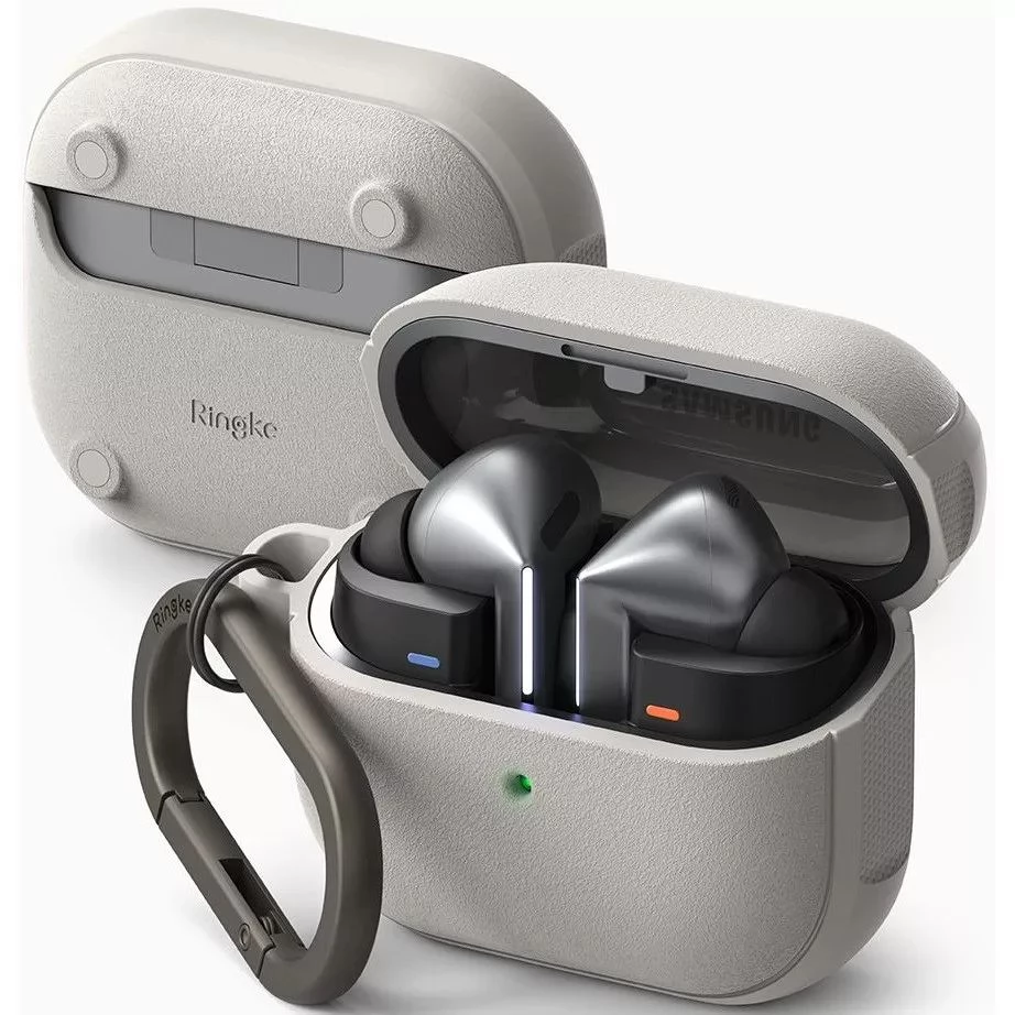 RINGKE Onyx Magnetic töltőtok tartó Galaxy Buds 3 / 3 Pro szürke