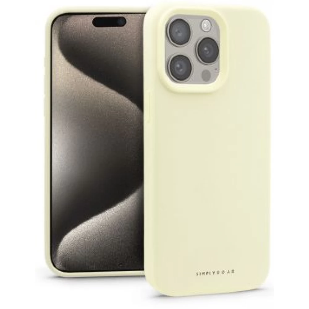 ROAR Cloud Skin Szilikon hátlap iPhone 15 Pro Max sárga