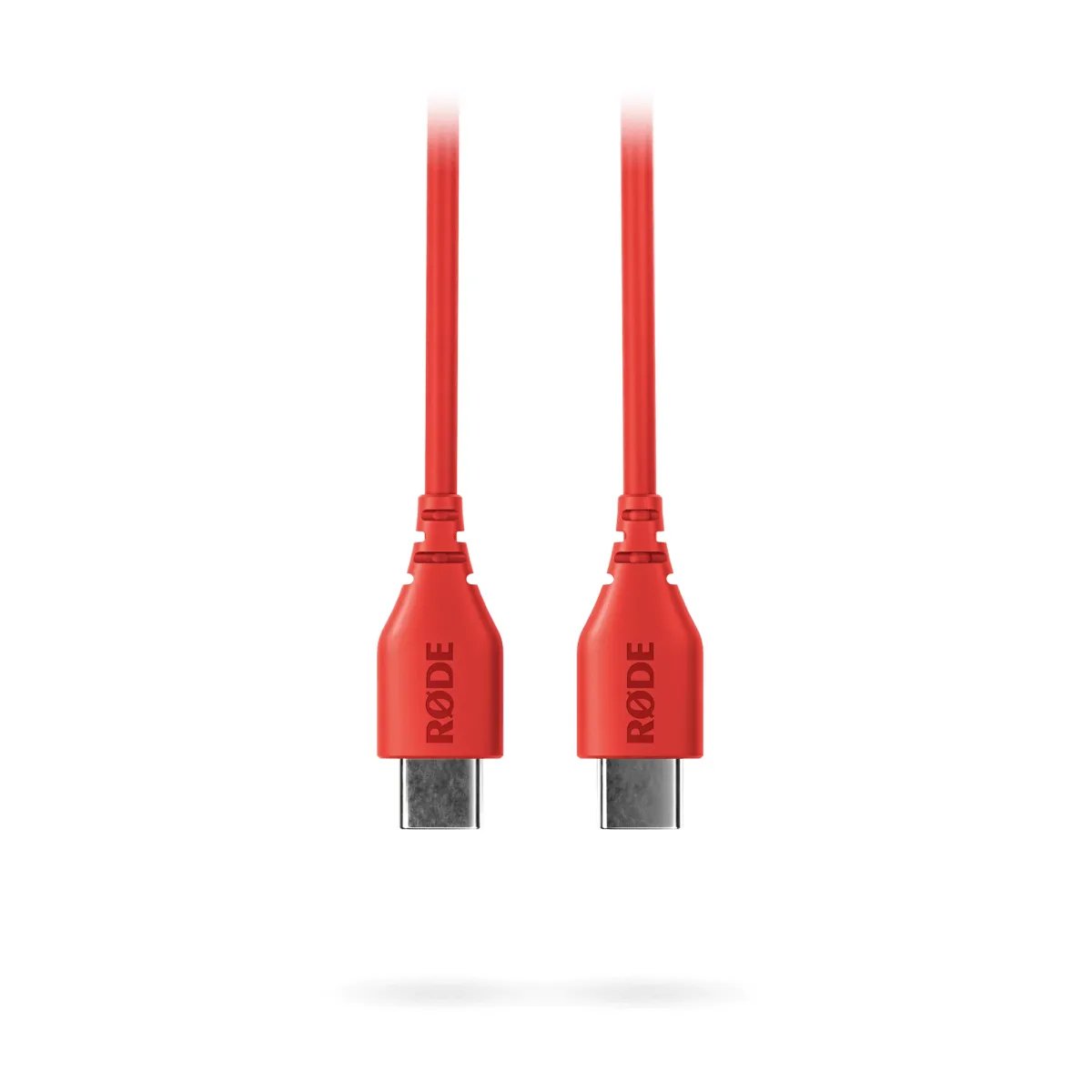 RODE SC22 csúcsminőségű kerek keresztmetszetű USB-C - USB-C összekötő kábel 30cm piros