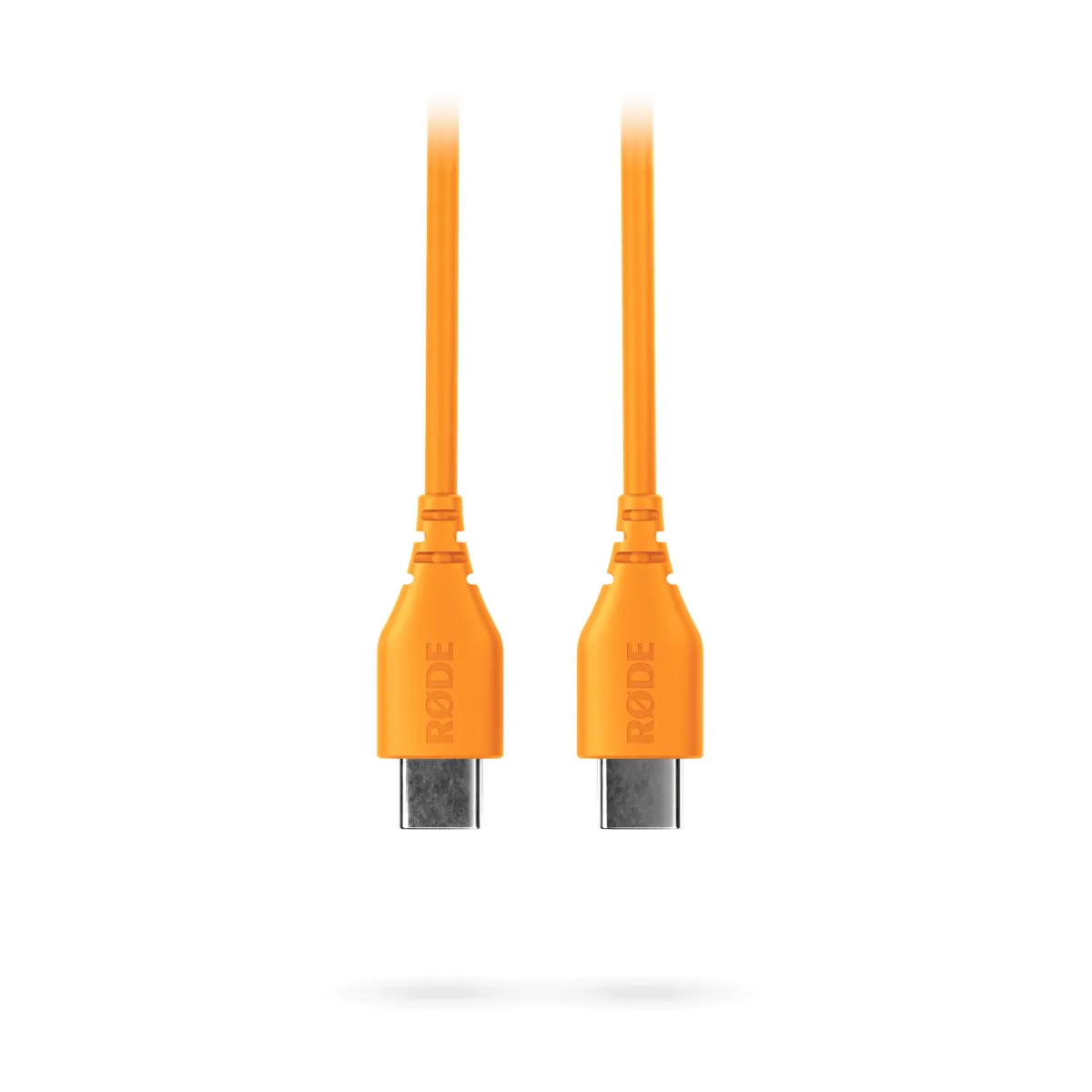 RODE SC22 csúcsminőségű kerek keresztmetszetű USB-C - USB-C összekötő kábel 30cm narancssárga