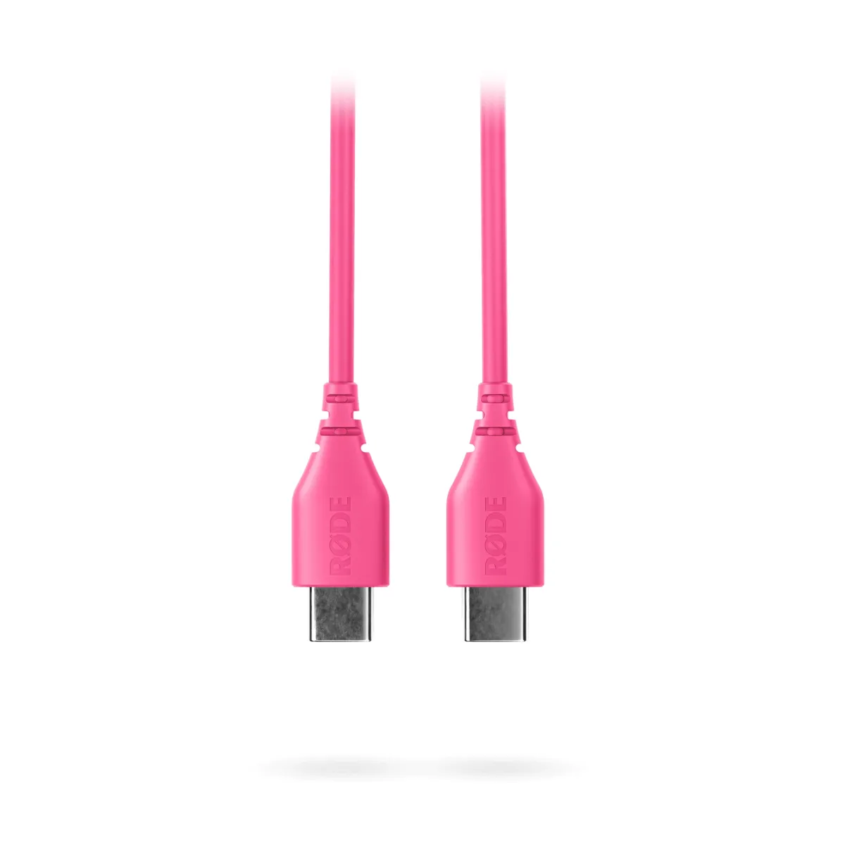 RODE SC22 csúcsminőségű kerek keresztmetszetű USB-C - USB-C összekötő kábel 30cm rózsaszín