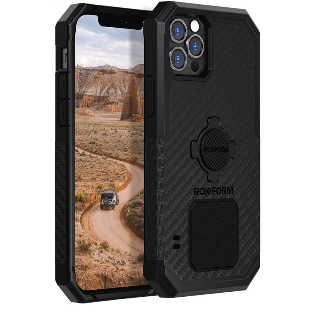 ROKFORM Rugged Case hátlaptok iPhone 12/12 Pro fekete