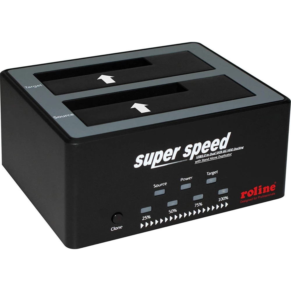 ROLINE 2.5" + 3.5" SATA HDD Dokkoló USB 3.0