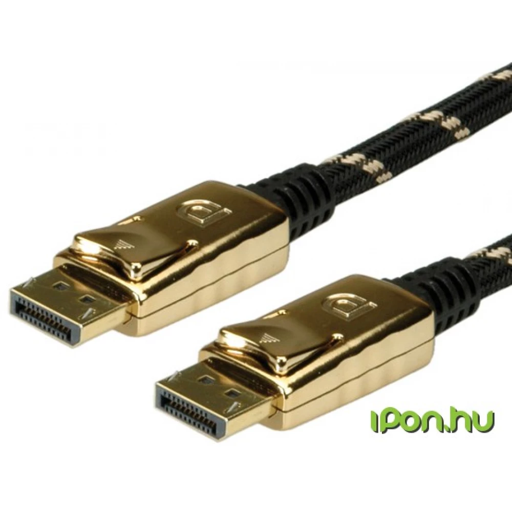 ROLINE DisplayPort Összekötő Fekete 1m 11.04.5644
