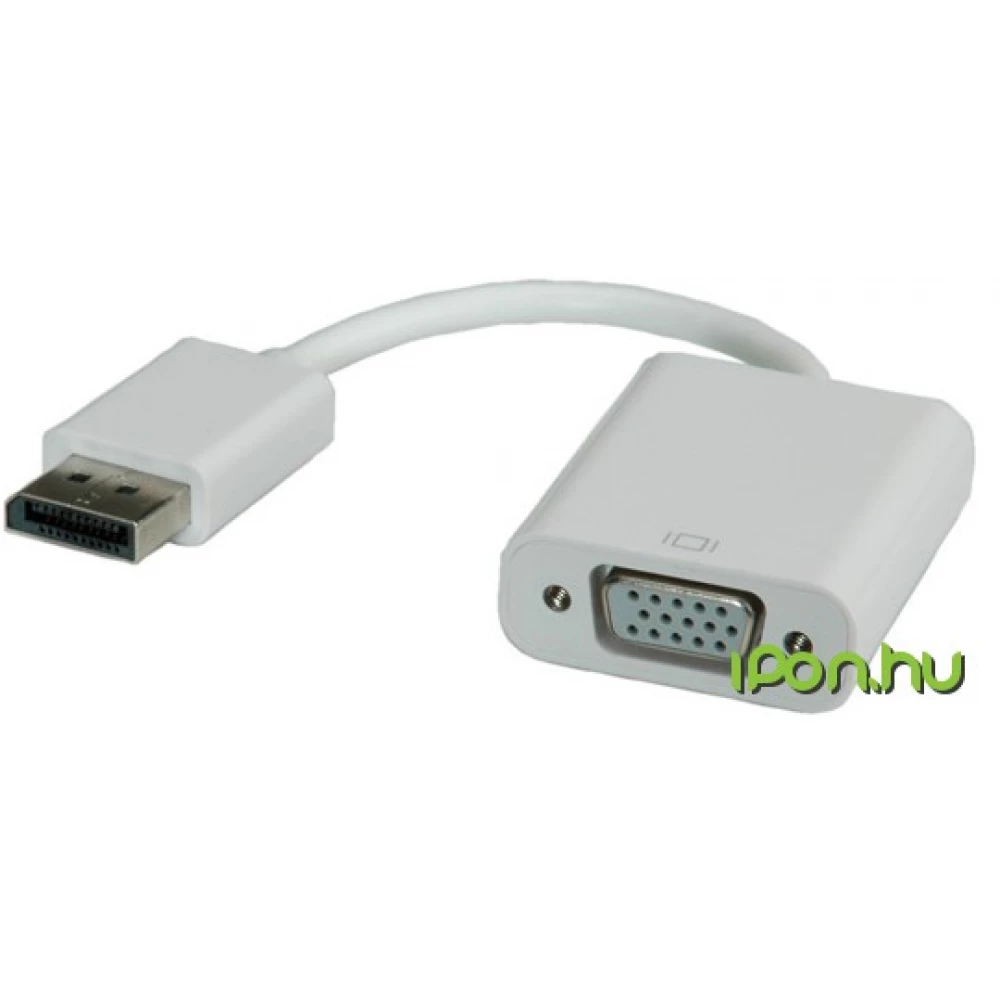 ROLINE DisplayPort VGA/D-Sub Átalakító Szürke 5cm 12.03.3135-10