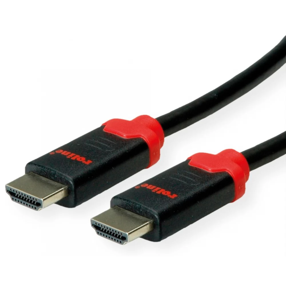 ROLINE HDMI 2.1 Összekötő Fekete-Piros 5m 11.04.5944