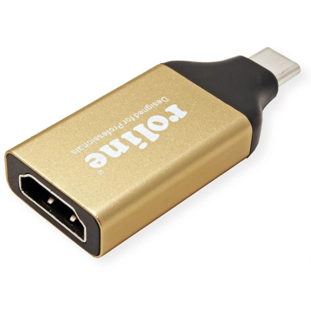 ROLINE USB 3.1 Type C HDMI Átalakító Arany 3cm 12.03.3231