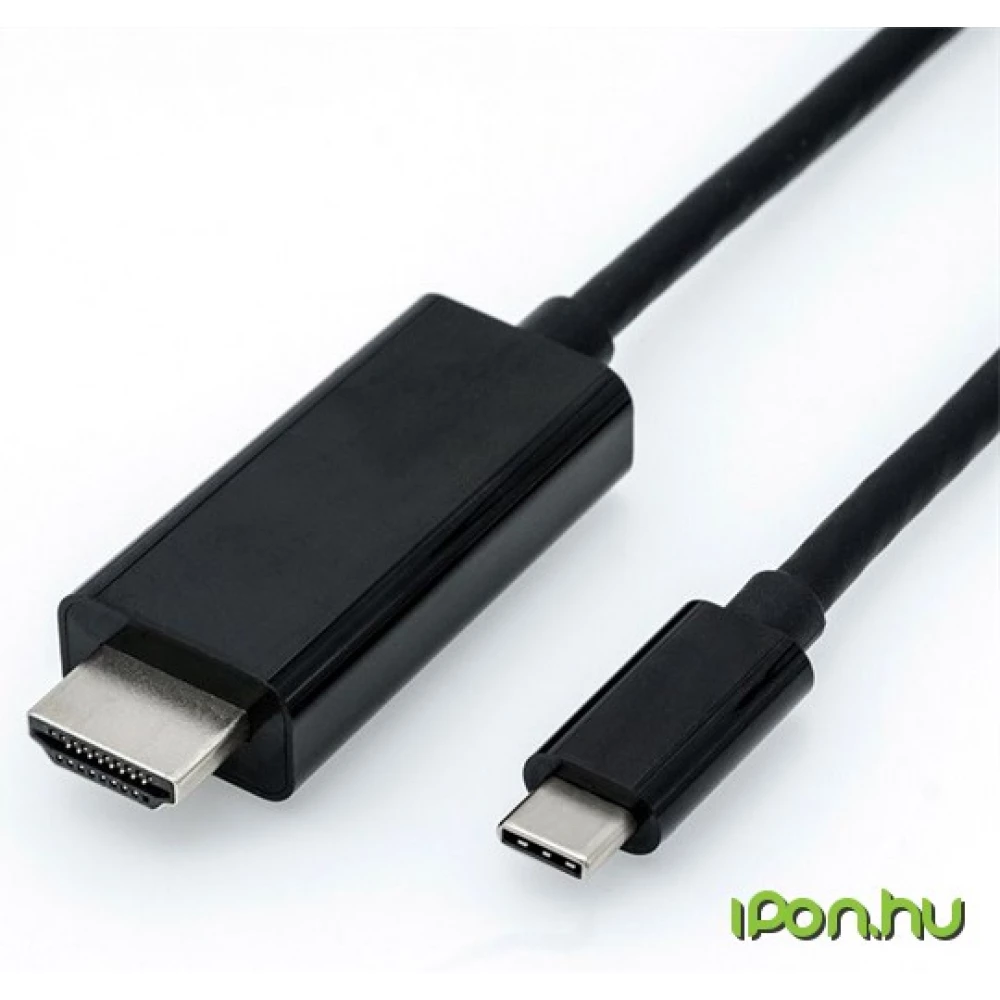 ROLINE USB 3.1 Type C HDMI Átalakító Fekete 2m 11.04.5841-10