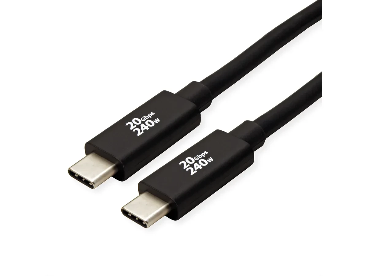 ROLINE USB 4.0 Type C Összekötő Fekete 3m 11.02.9088