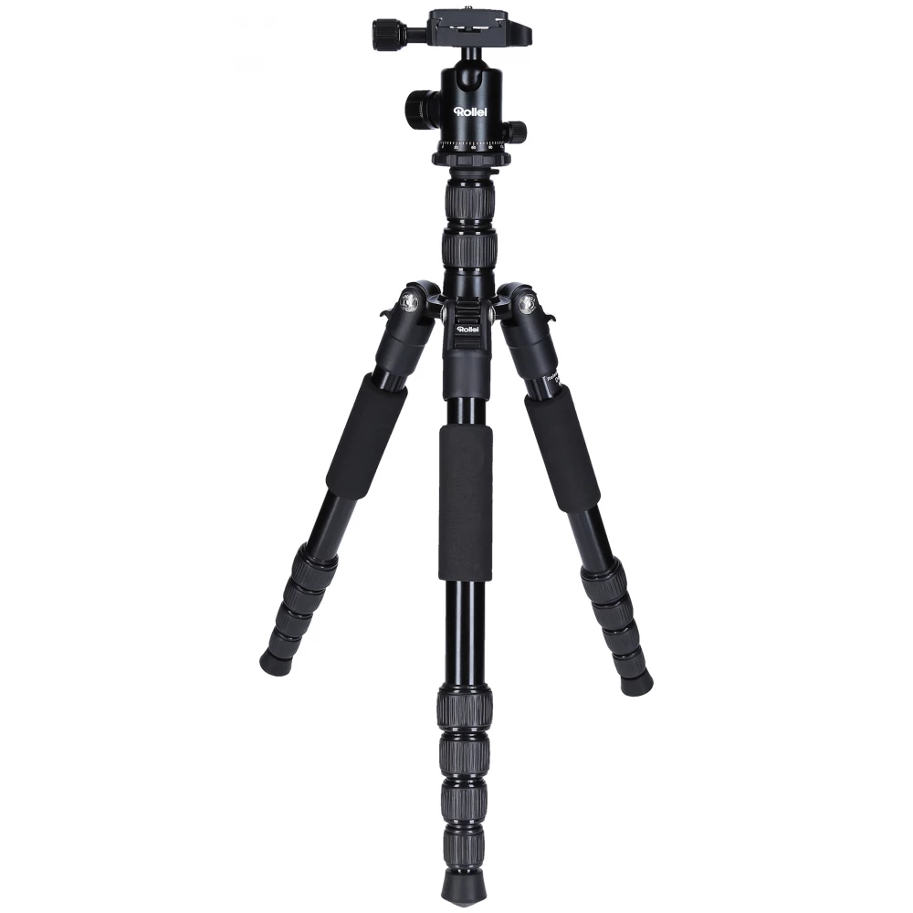 ROLLEI T2 állvány + monopod gömbfejjel bélelt táskával duplán kihúzható középoszloppal fekete