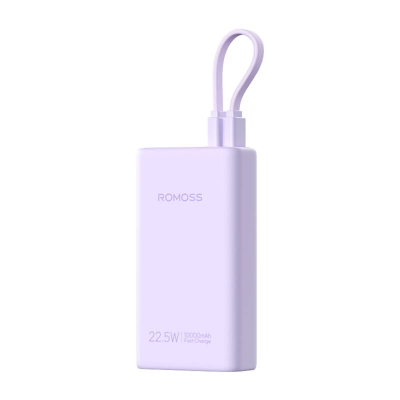 ROMOSS PHA10 PowerBank 10000mAh 22.5W lila