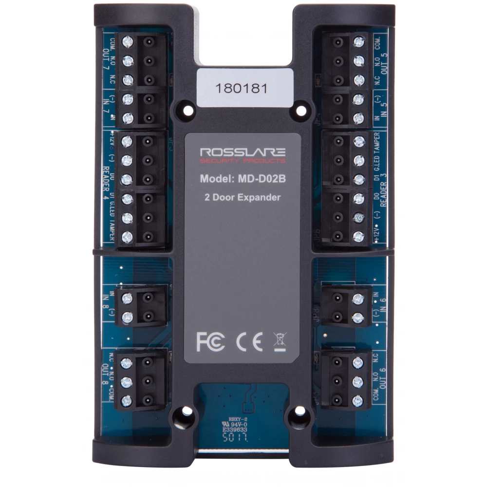 ROSSLARE MD-D02B 2-Reader Expansion Module for AC-225x-B Control Panel