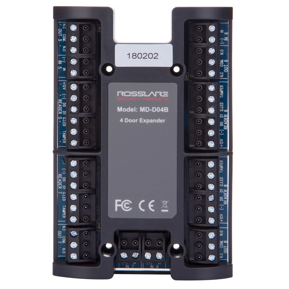 ROSSLARE MD-D04B 4-Reader Expansion Module for AC-425x-B Networked Access Control Panels