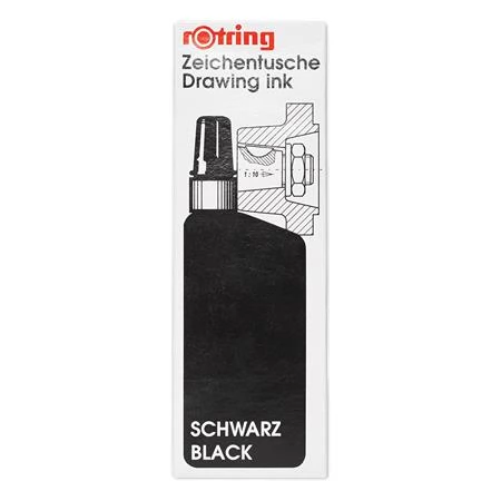 ROTRING Isograph Tustinta 23 ml fekete