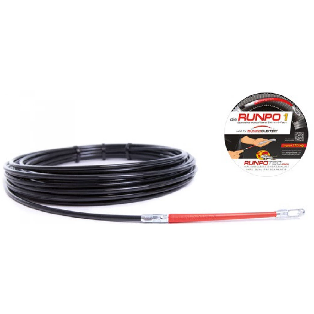 RUNPOTEC 300300 RUNPO1 4mm/20m műanyag kábelbehúzó