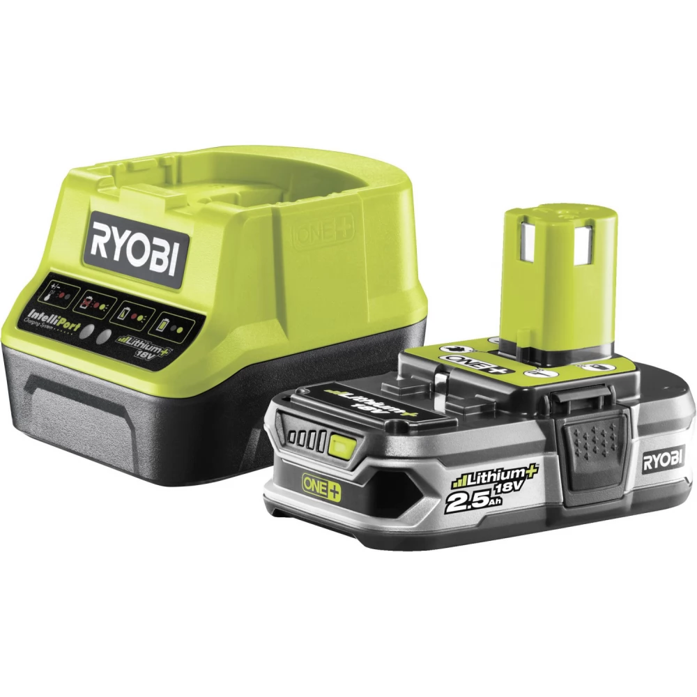 RYOBI RC18120-125 1 x 18 V 2.5 Ah Lithium+ akkumulátor és töltő szett