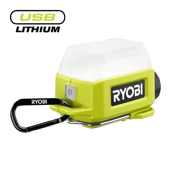 RYOBI RLA4-0 USB Lithium lámpa akkumulátor és töltő nélkül