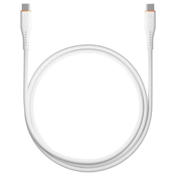 S-LINK USB 2.0 Type C Összekötő Fehér 2m SW-C135