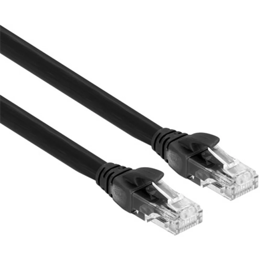 S-LINK UTP Összekötő Fekete 2m SL-CAT602BK
