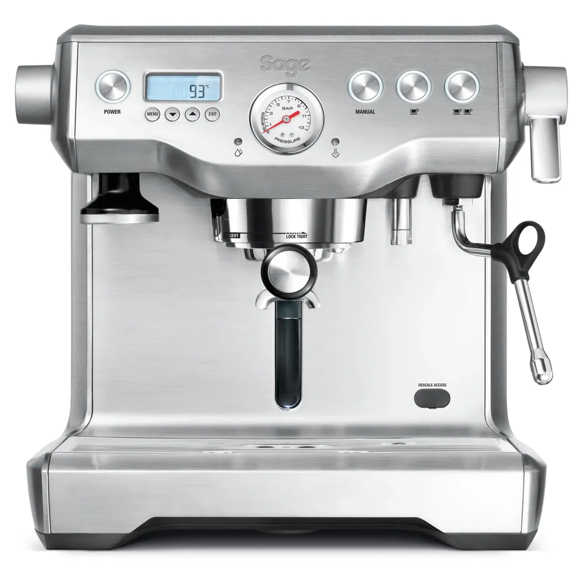 SAGE BES920BSS Dual Boiler Kávéfőző Profi eszpresszó 2200W Inox