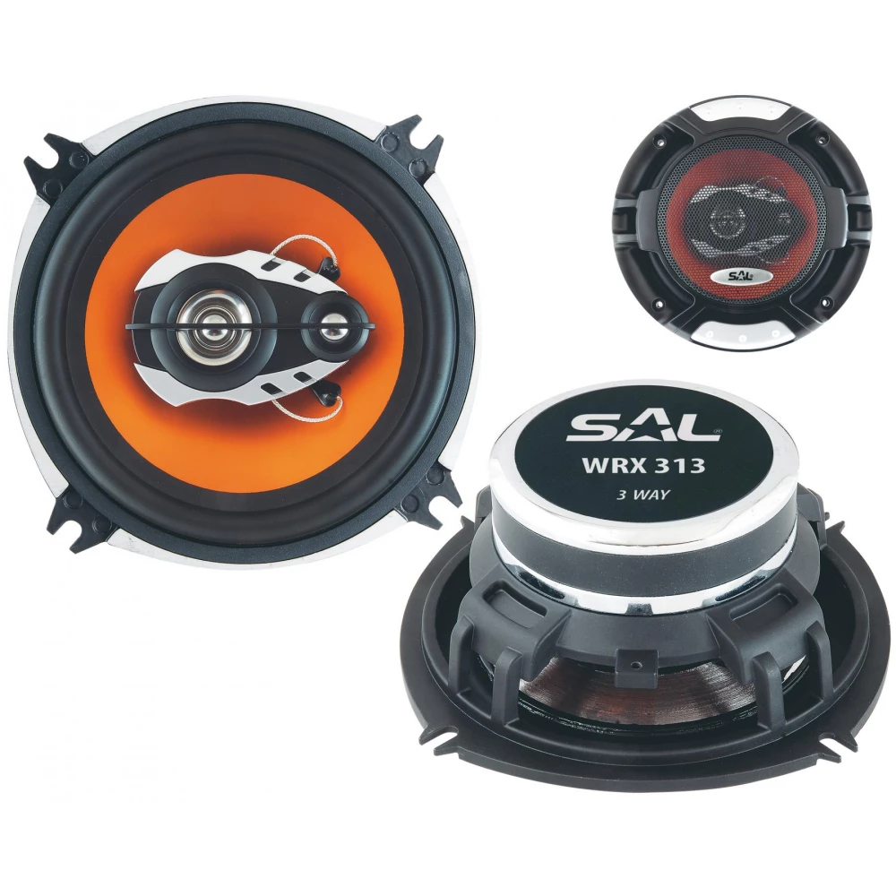 SAL Autóhangszóró-pár 130mm 3 utas 4ohm 180W