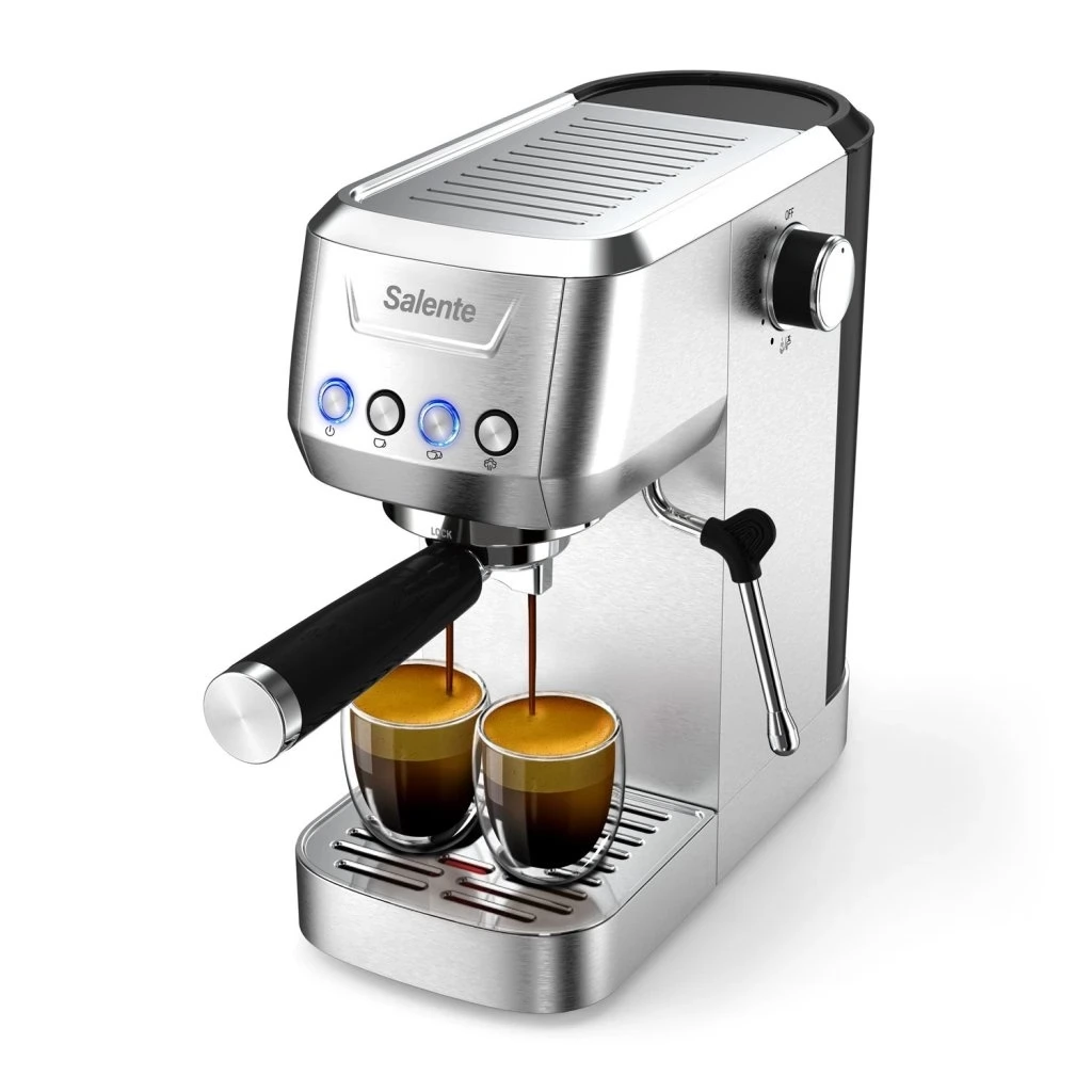 SALENTE Coffio Karos kávéfőző 1350W Rozsdamentes acél