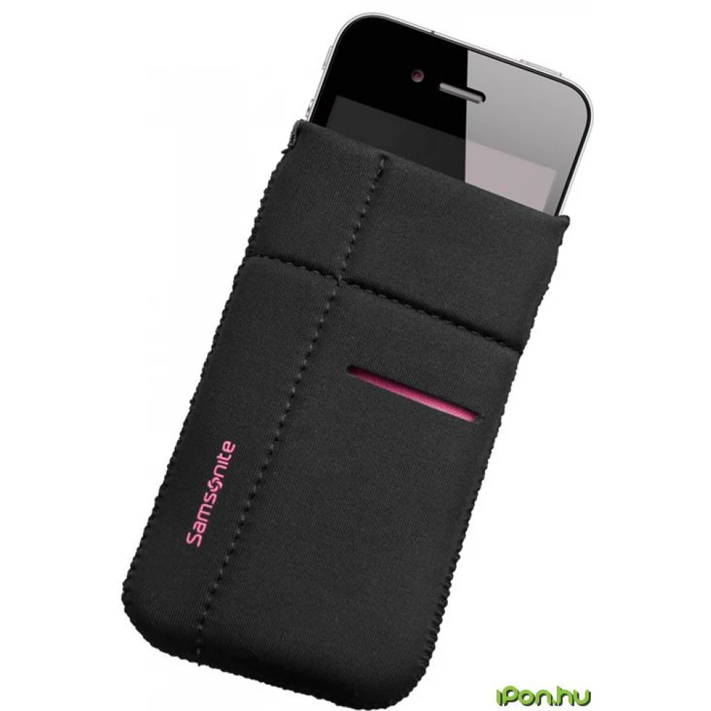 SAMSONITE Airglow Mobile Sleeve M fekete/rózsaszín