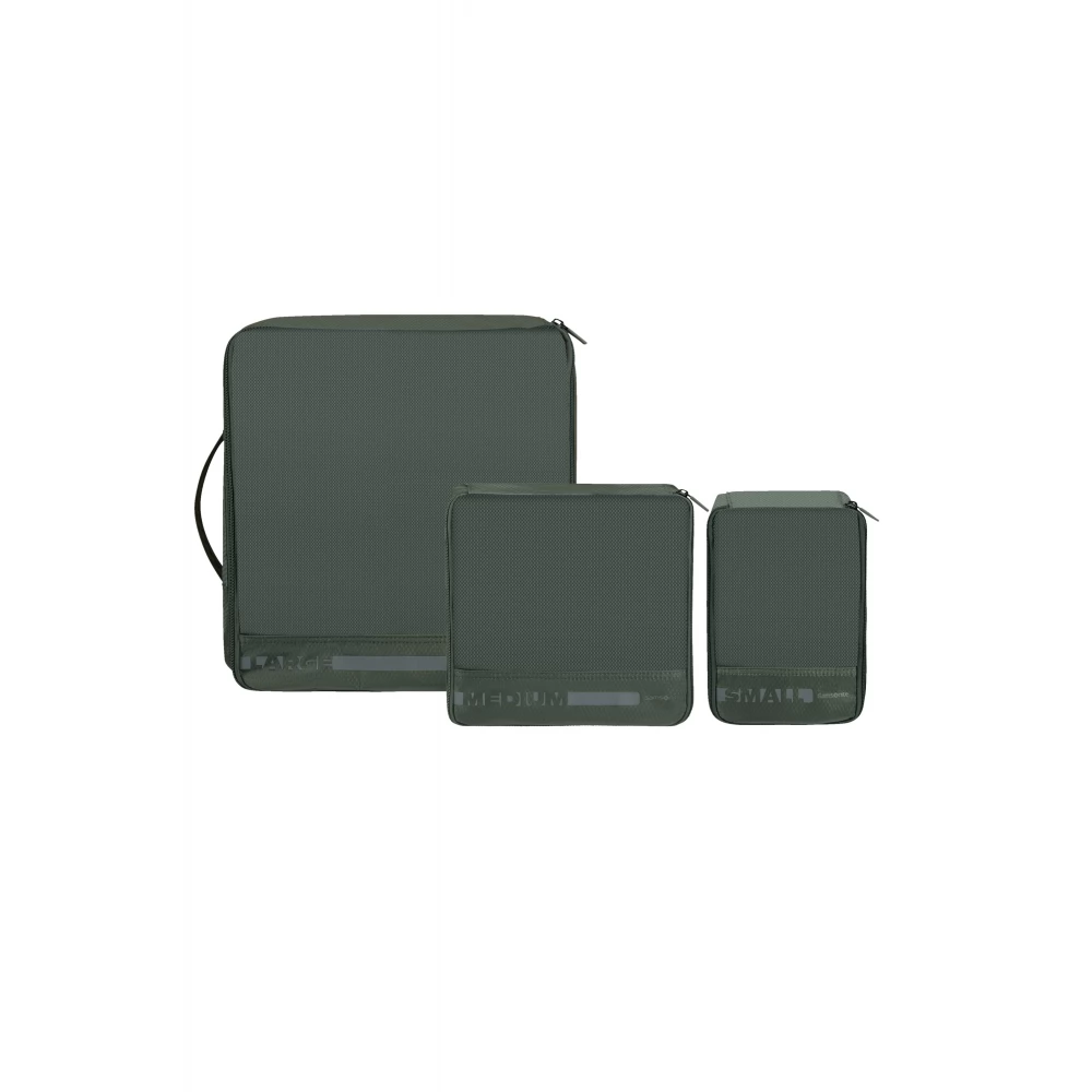 SAMSONITE Pack-Sized 3 darabos rendszerező táska szett zöld