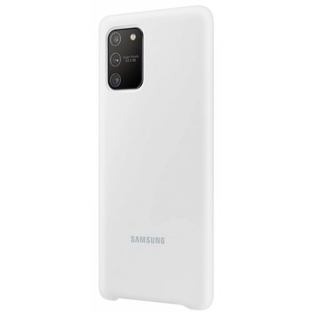SAMSUNG EF-PG770T Silicone Cover for Galaxy S10 Lite fehér
