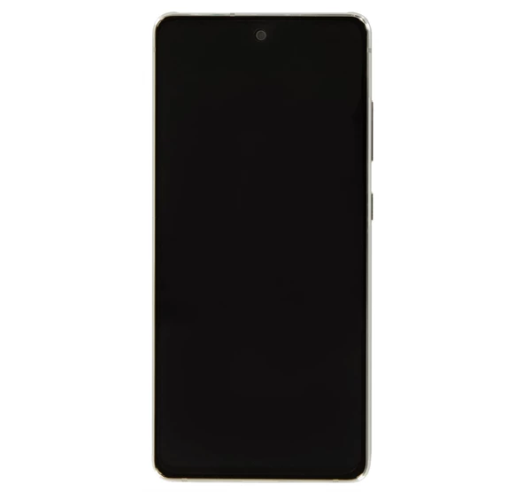 SAMSUNG Galaxy S20 FE 4G kompatibilis LCD modul kerettel OEM jellegű fehér