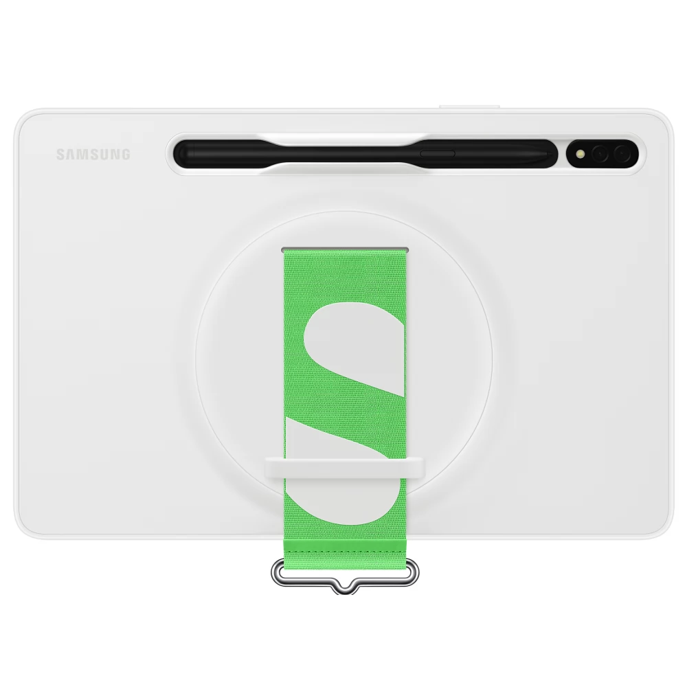 SAMSUNG Galaxy Tab S8 szíjas tok fehér