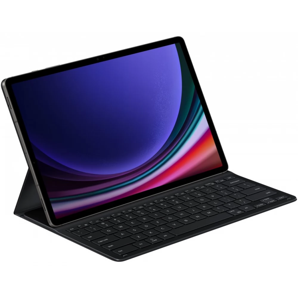 SAMSUNG Galaxy Tab S9+ Vékony billentyűzetes tok fekete