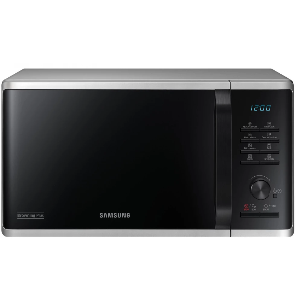 SAMSUNG MG23K3515AS/EO MW3500K Grill mikrohullámú sütő Browning Plus funkcióval 23 l