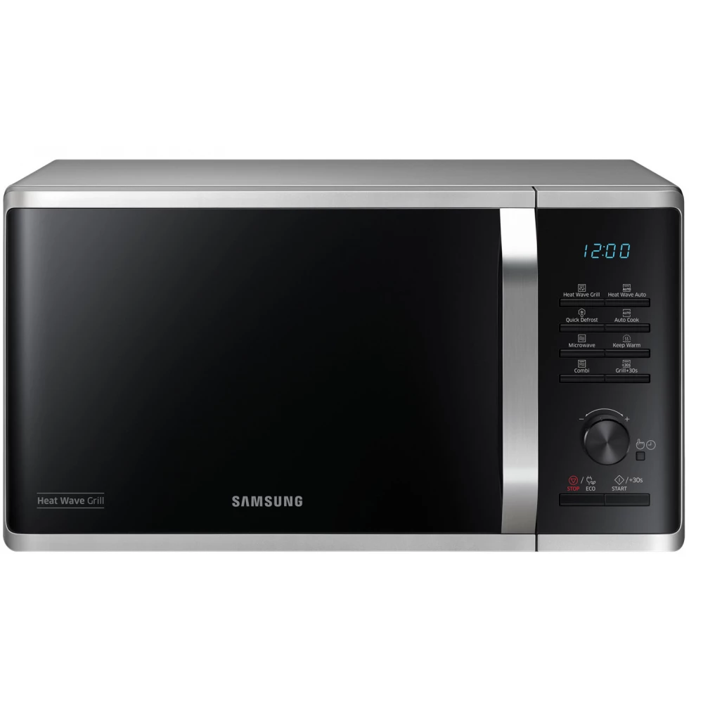 SAMSUNG MG23K3575AS/EO MW3500K Grill mikrohullámú sütő Heat Wave grillrendszerrel 23 l