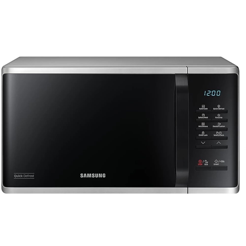 SAMSUNG MS23K3513AS/EO MW3500K mikrohullámú sütő Quick Defrost funkcióval 23 l