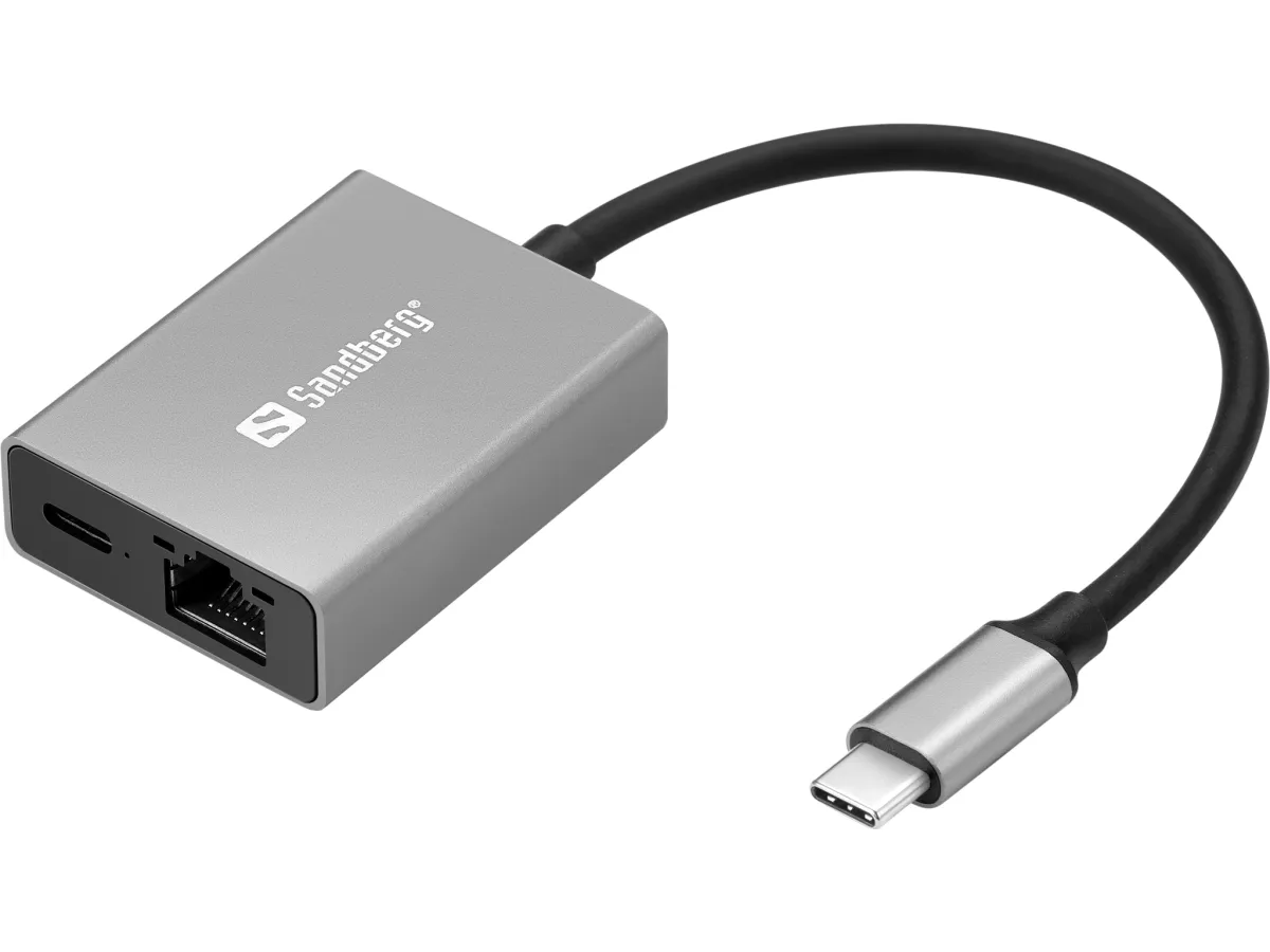SANDBERG 136-60 USB-C 3.0 UTP Átalakító 1Gbps 1x USB-C szürke