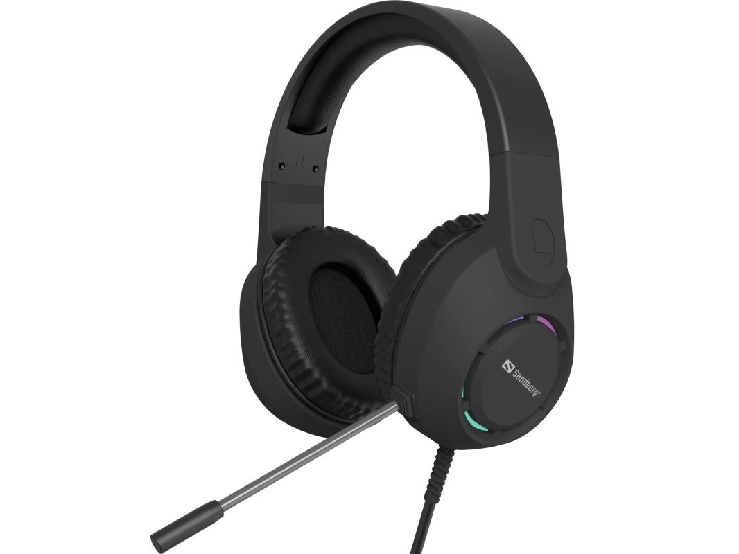 SANDBERG BossBlaster Headset USB-A fekete