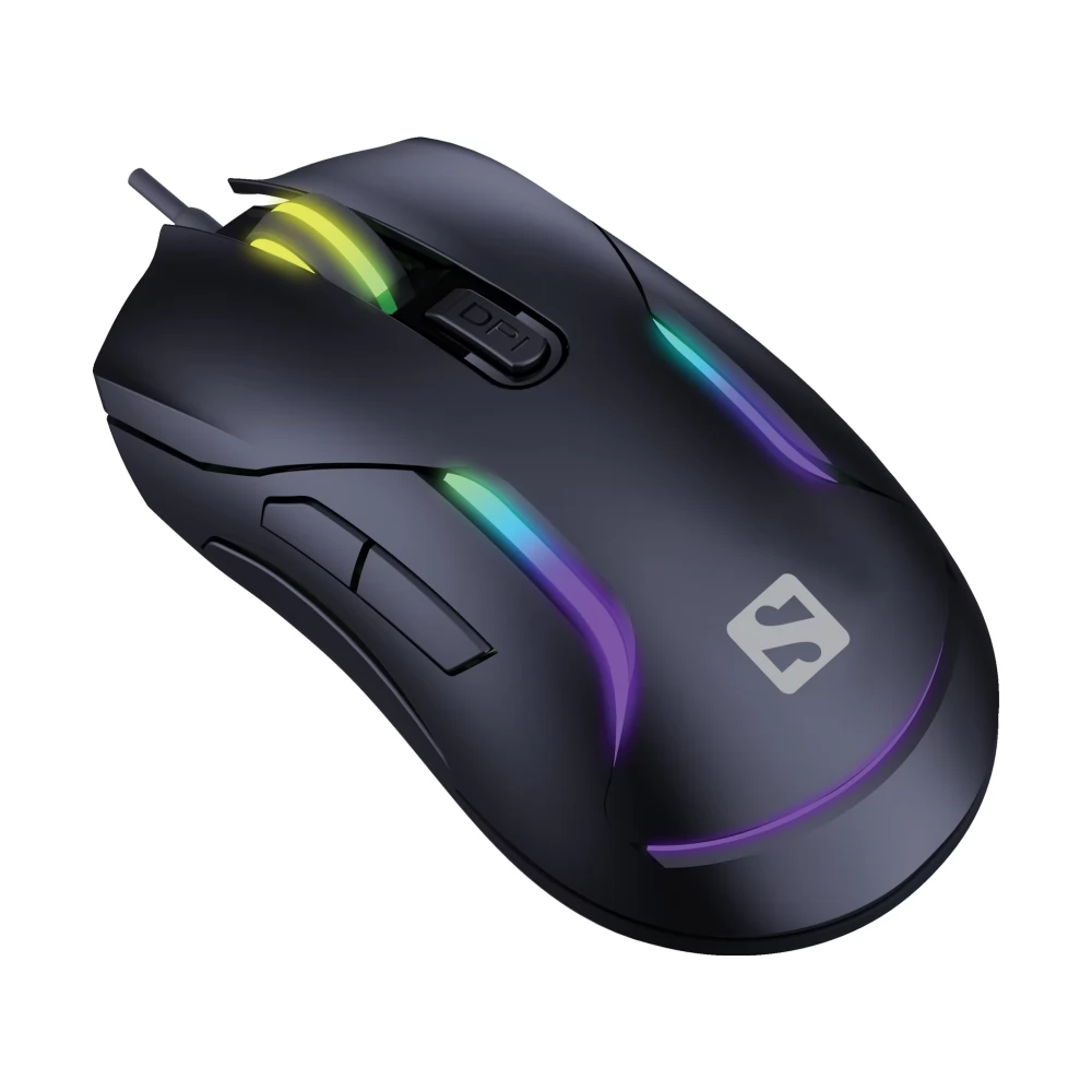 SANDBERG LightFlow fekete