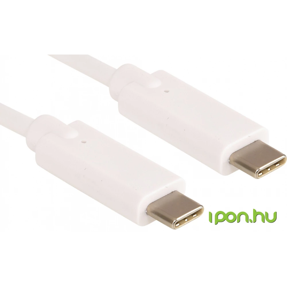 SANDBERG USB 2.0 Type C Összekötő Fehér 2m 136-17