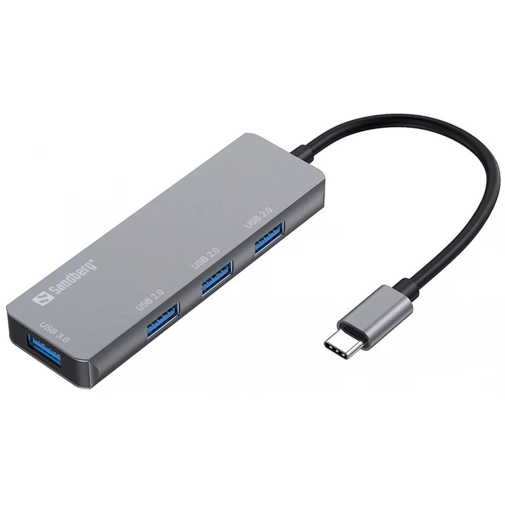 SANDBERG USB-C Hub 1 x USB3.0 + 3 x 2.0 SAVER