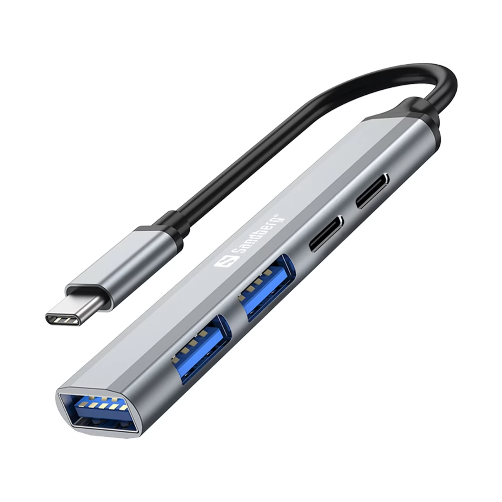 SANDBERG USB-C to 3xUSB-A+2xUSB-C SAVER