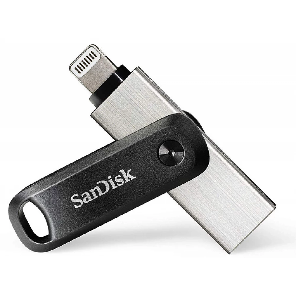SANDISK iXpand Flash Drive Go 256GB USB 3.0 + Lightning Fekete-Ezüst