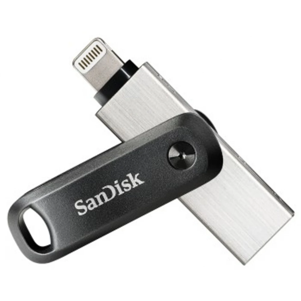 SANDISK iXpand Flash Drive Go 64GB USB 3.0 + Lightning Fekete-Ezüst