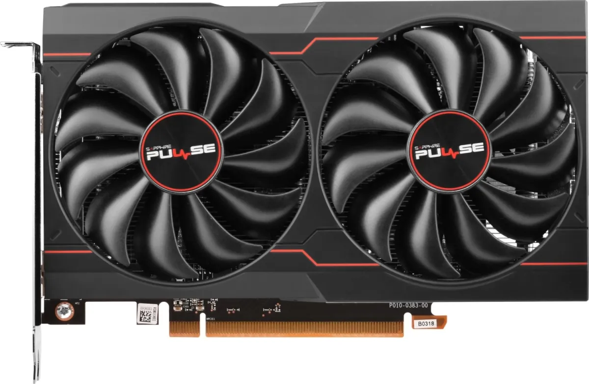 SAPPHIRE 11314-07-20G Radeon RX 6500 XT 4GB GDDR6 PULSE OC PCIE