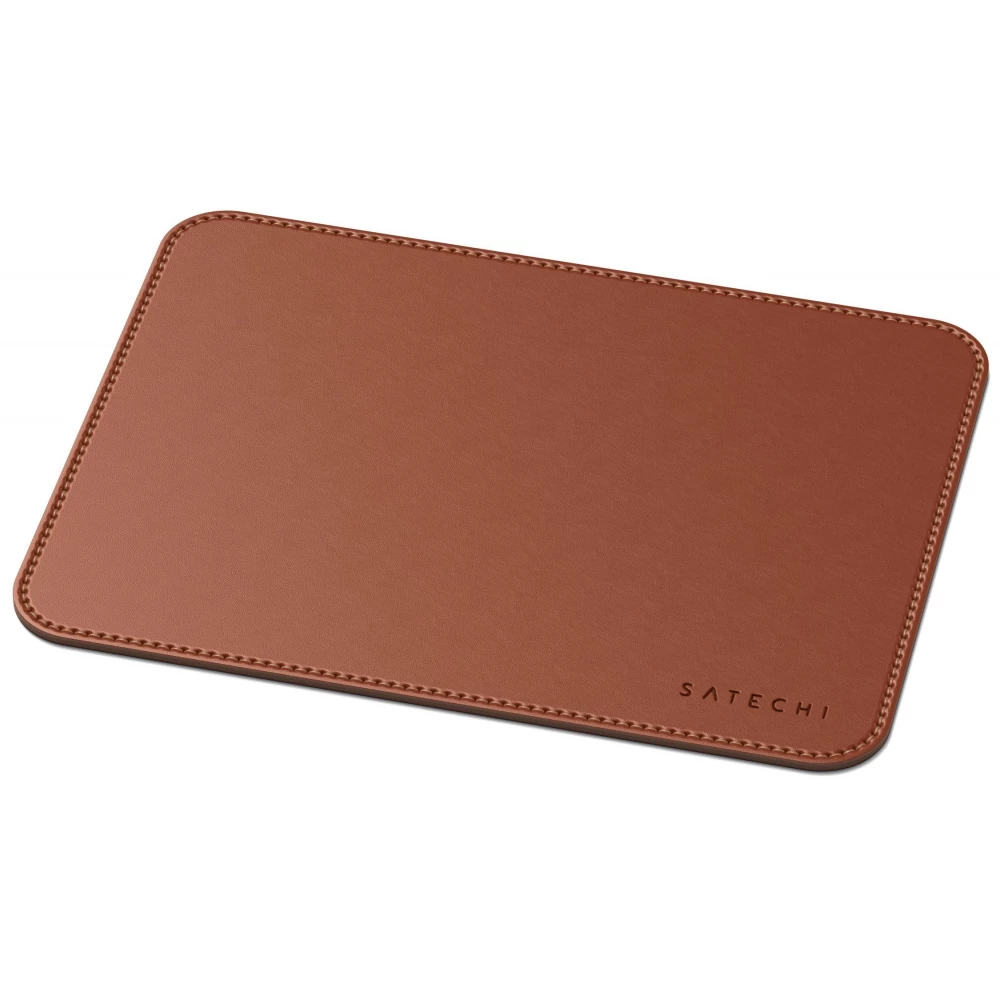SATECHI Eco-Leather egérpad barna
