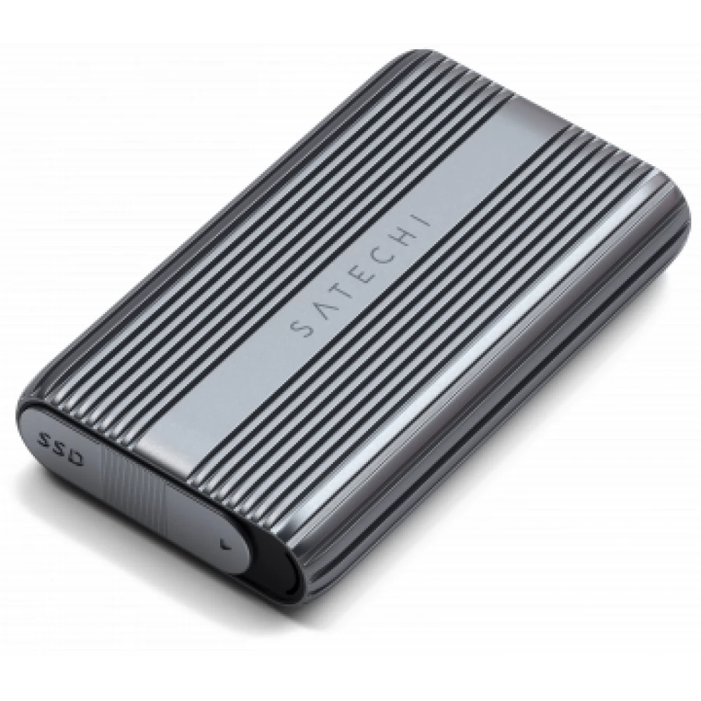 SATECHI EU4NPM Pro Enclosure M.2 NVMe SSD USB-C 4.0 Külső ház ezüst