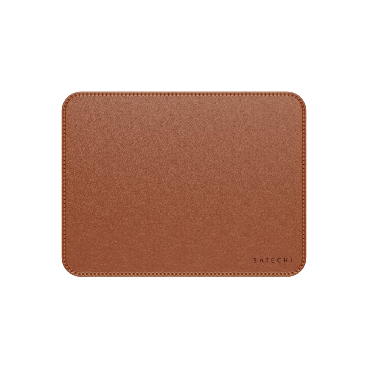 SATECHI Premium Mouse Mat - vegán bőr egérpad barna