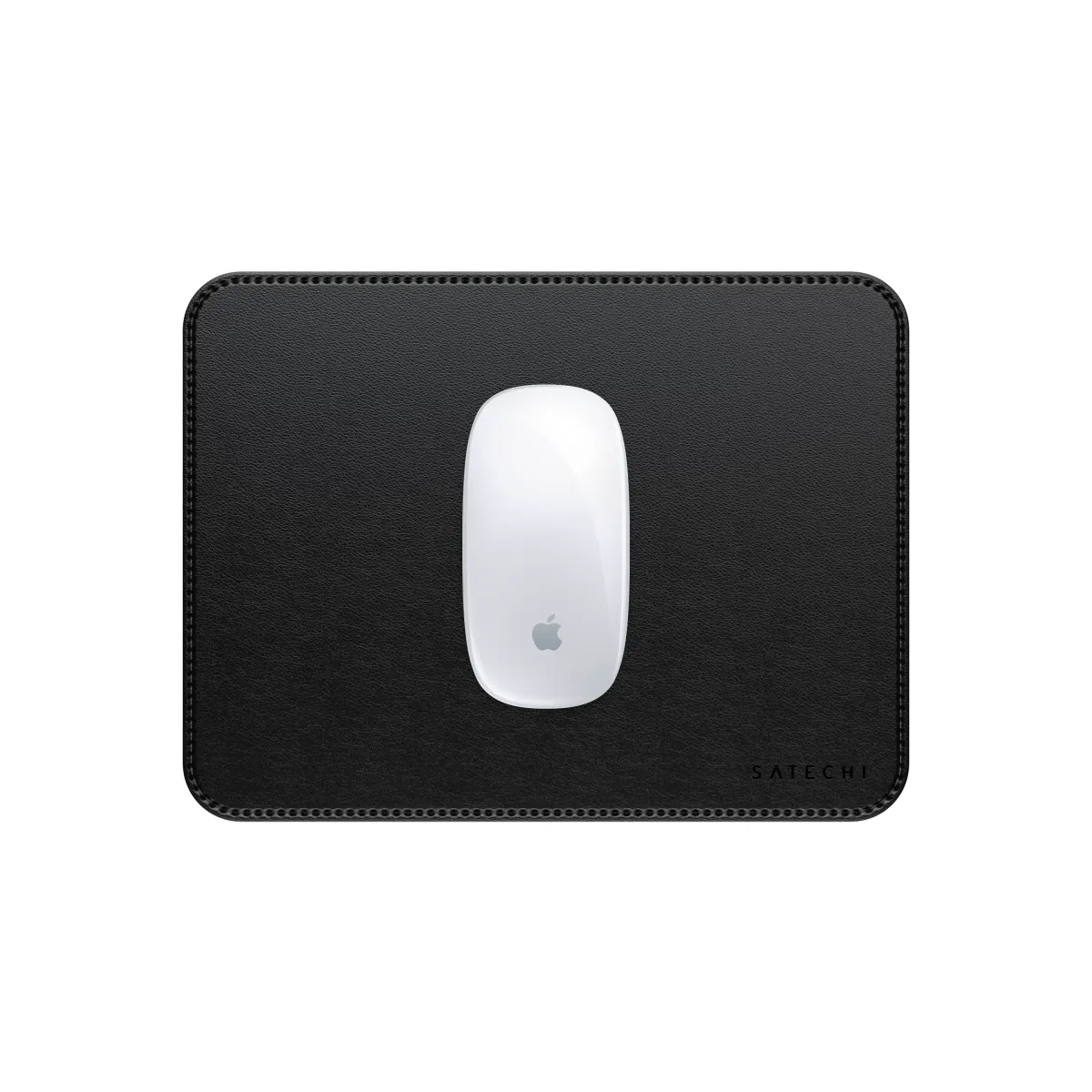 SATECHI Premium Mouse Mat - vegán bőr egérpad fekete
